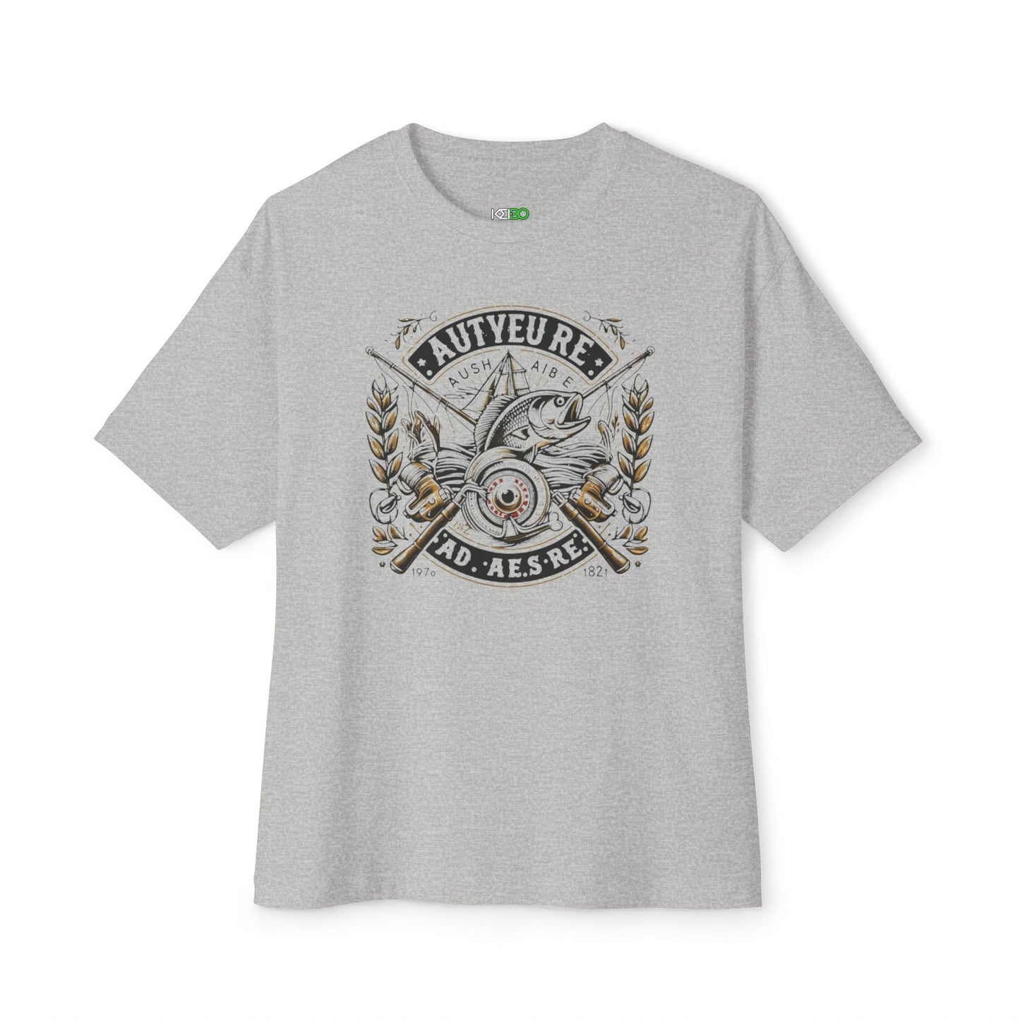 Vintage Autentique Oversized Tee - Casual Fishing T-Shirt