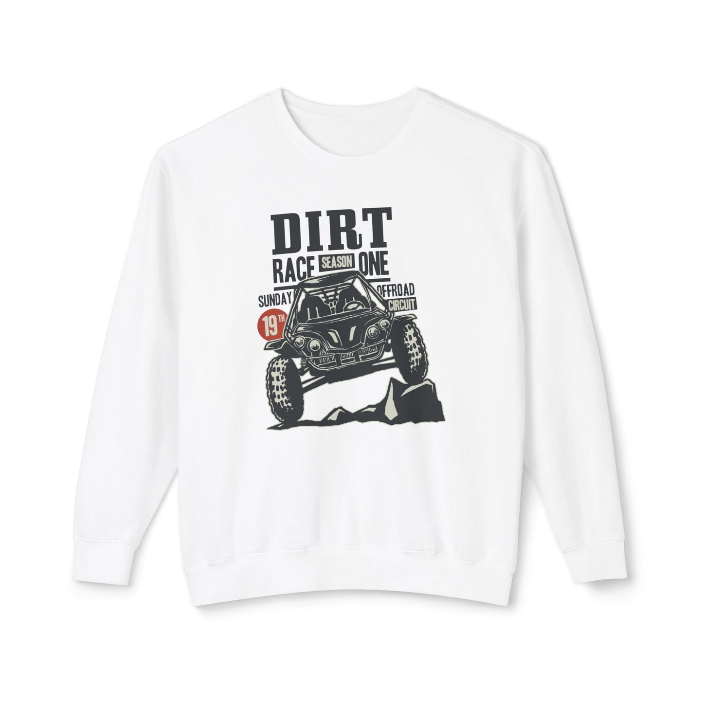 Men's Sweatshirt Dirt Race Season One - for Racing Fans