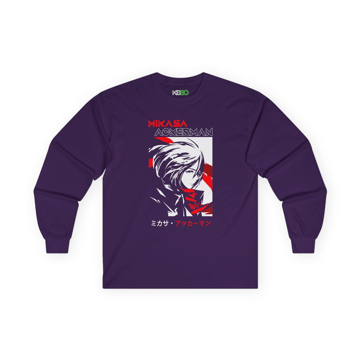 Mikasa Ackerman Long Sleeve Tee Unisex Anime Shirt