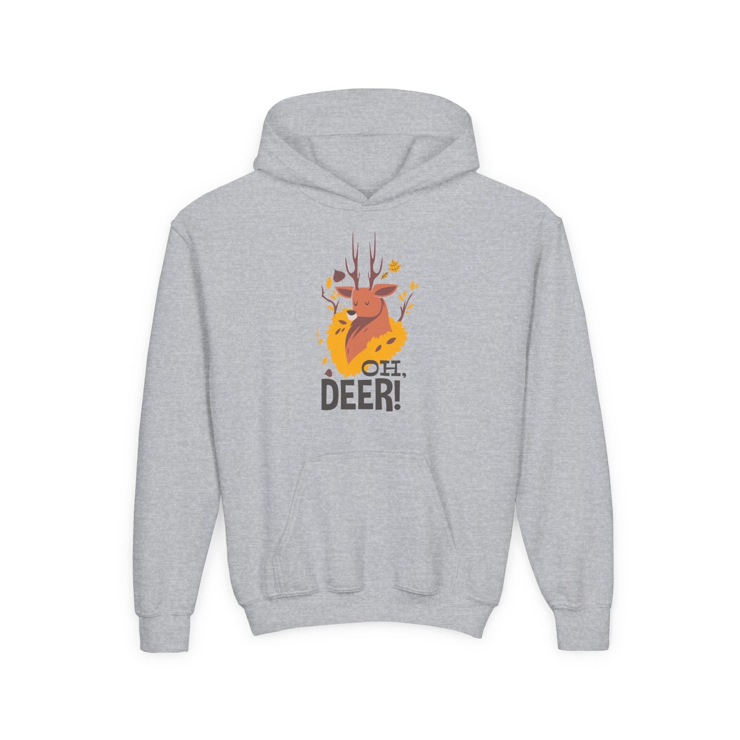 Youth Hooded for Boys "Oh Deer!" Fun Fall