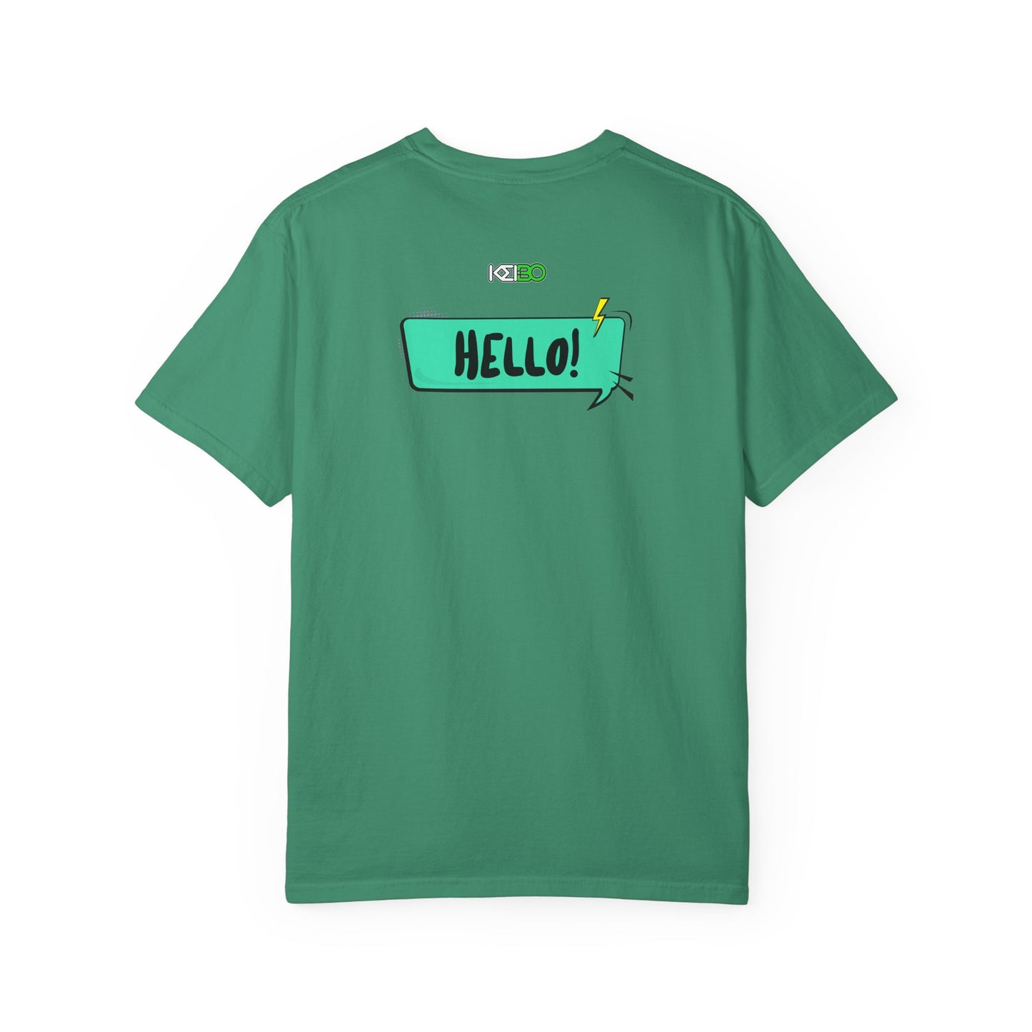 Hello! Retro Vibe Unisex Garment-Dyed T-Shirt