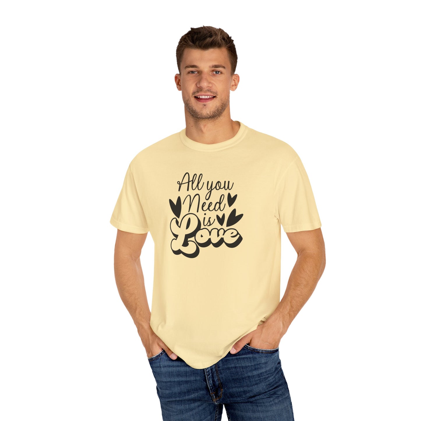 Women Graphic T-Shirt All You Need Is Love for Valentine's Day