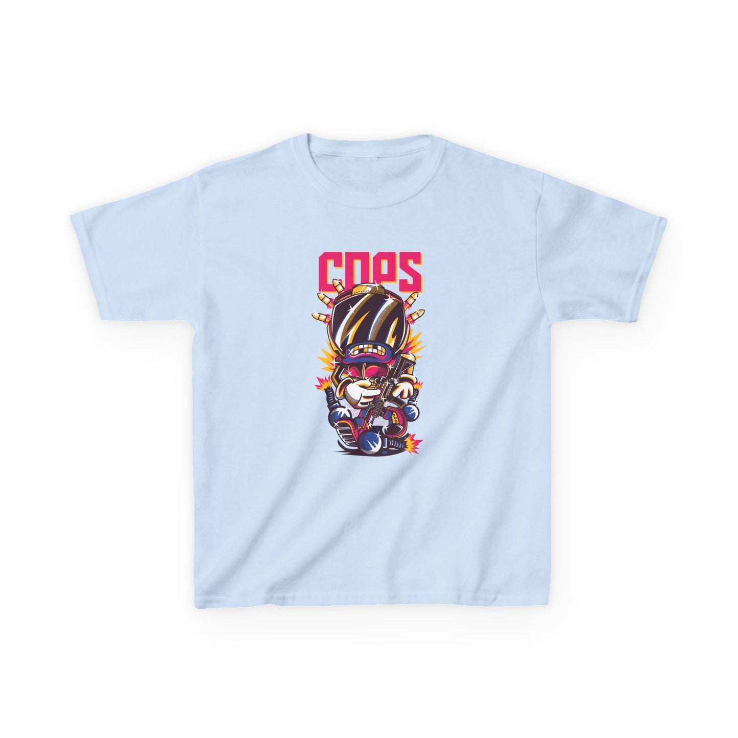 Cool Kids Graphic Tee Fun Cartoony Design for Little Adventurers