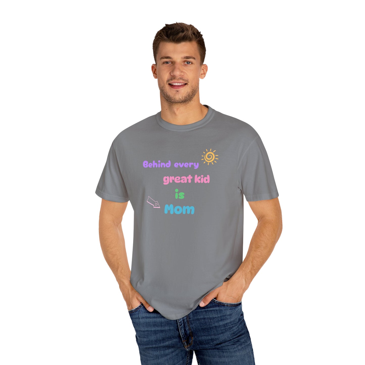 Mom Appreciation T-Shirt - "Behind Every Great Kid is Mom"