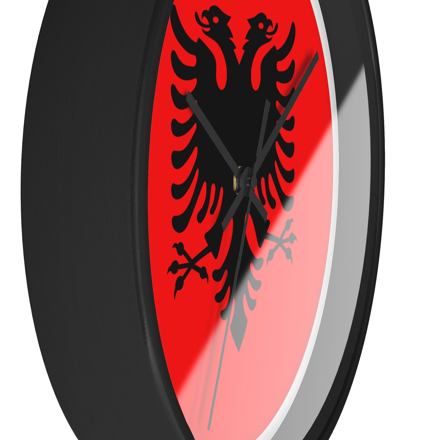 Albanian Eagle Wall Clock | Home Decor | Unique Gift for Albania Enthusiasts