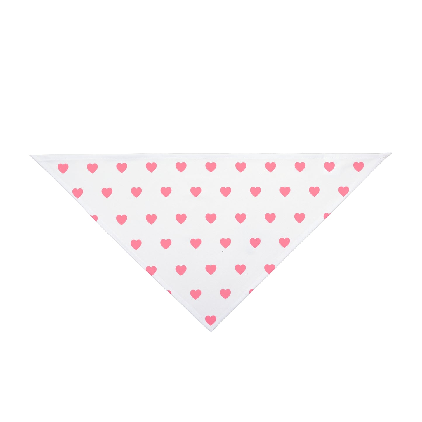 Love Heart Pattern Pet Bandana - Cute Puppy Accessory