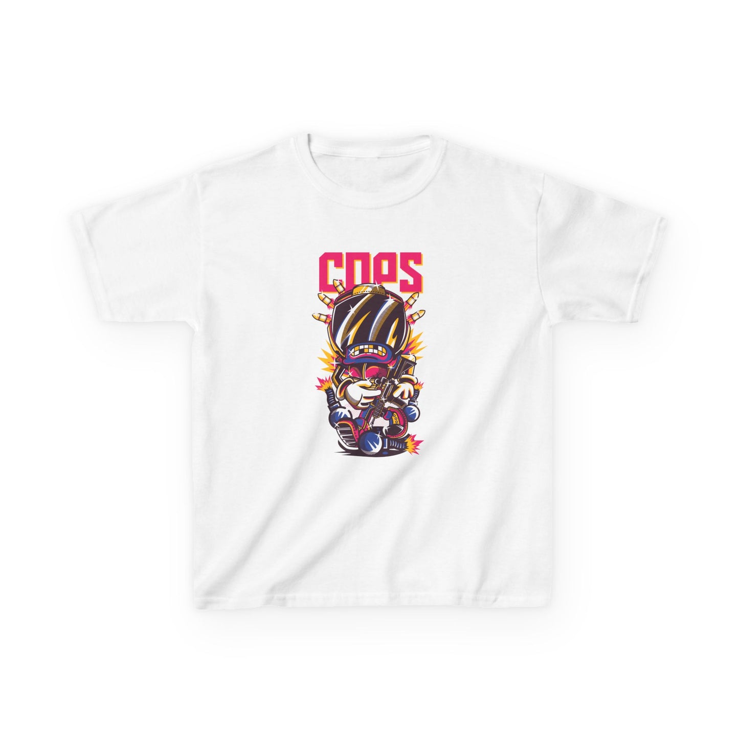 Cool Kids Graphic Tee Fun Cartoony Design for Little Adventurers