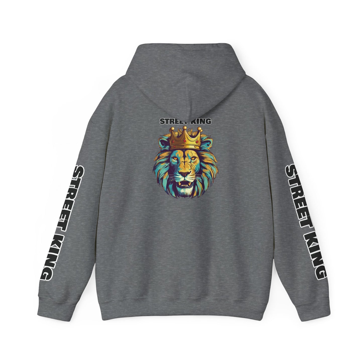 Street King Unisex Hoodie - Unique Lion Design