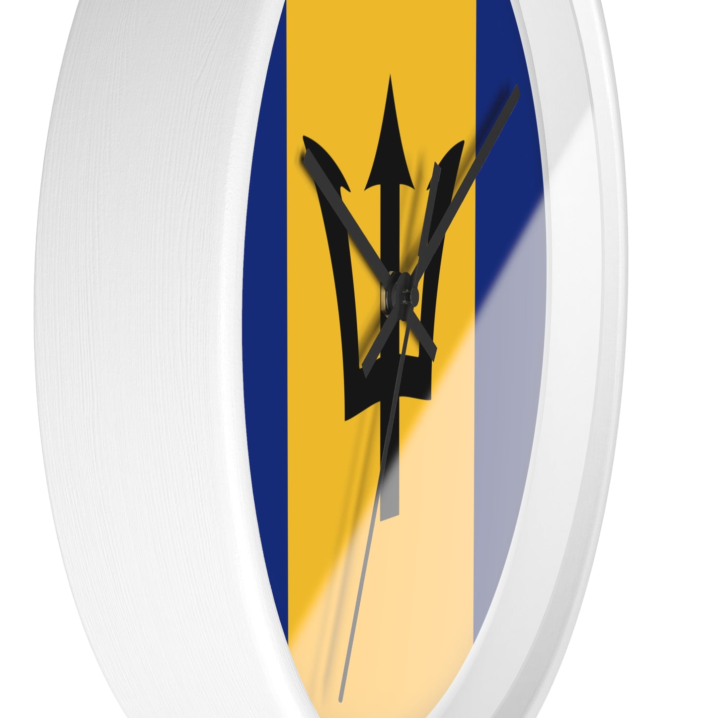 Barbados Flag Wall Clock - Perfect for Island Lovers and Home Decor