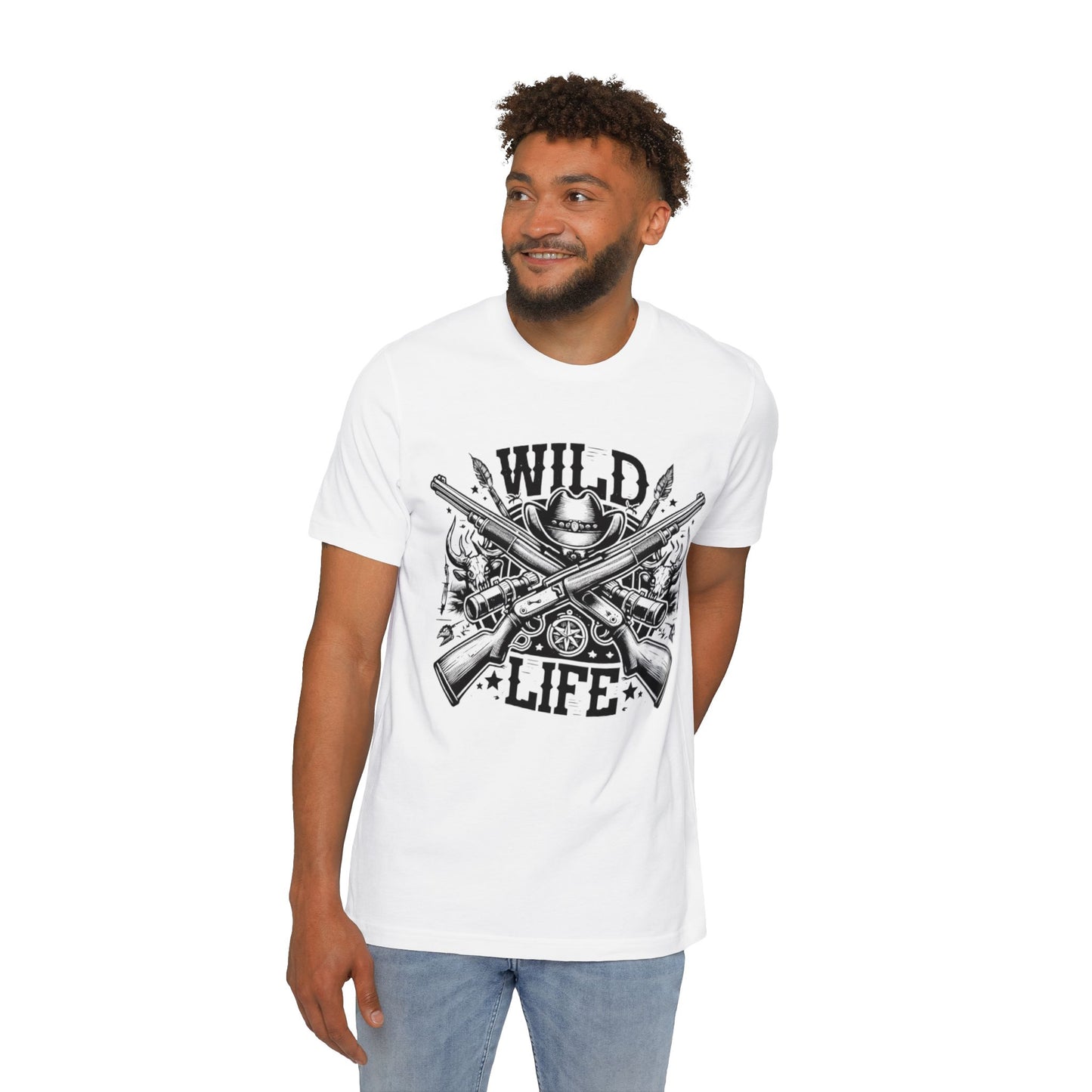 USA-Made Unisex Short-Sleeve Jersey T-Shirt