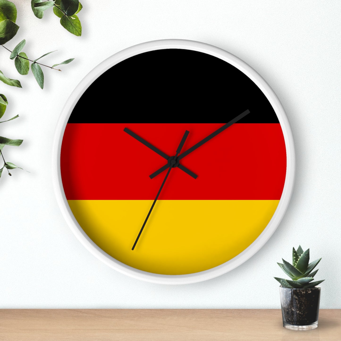 German Flag Wall Clock - Unique Timepiece for Home Decor