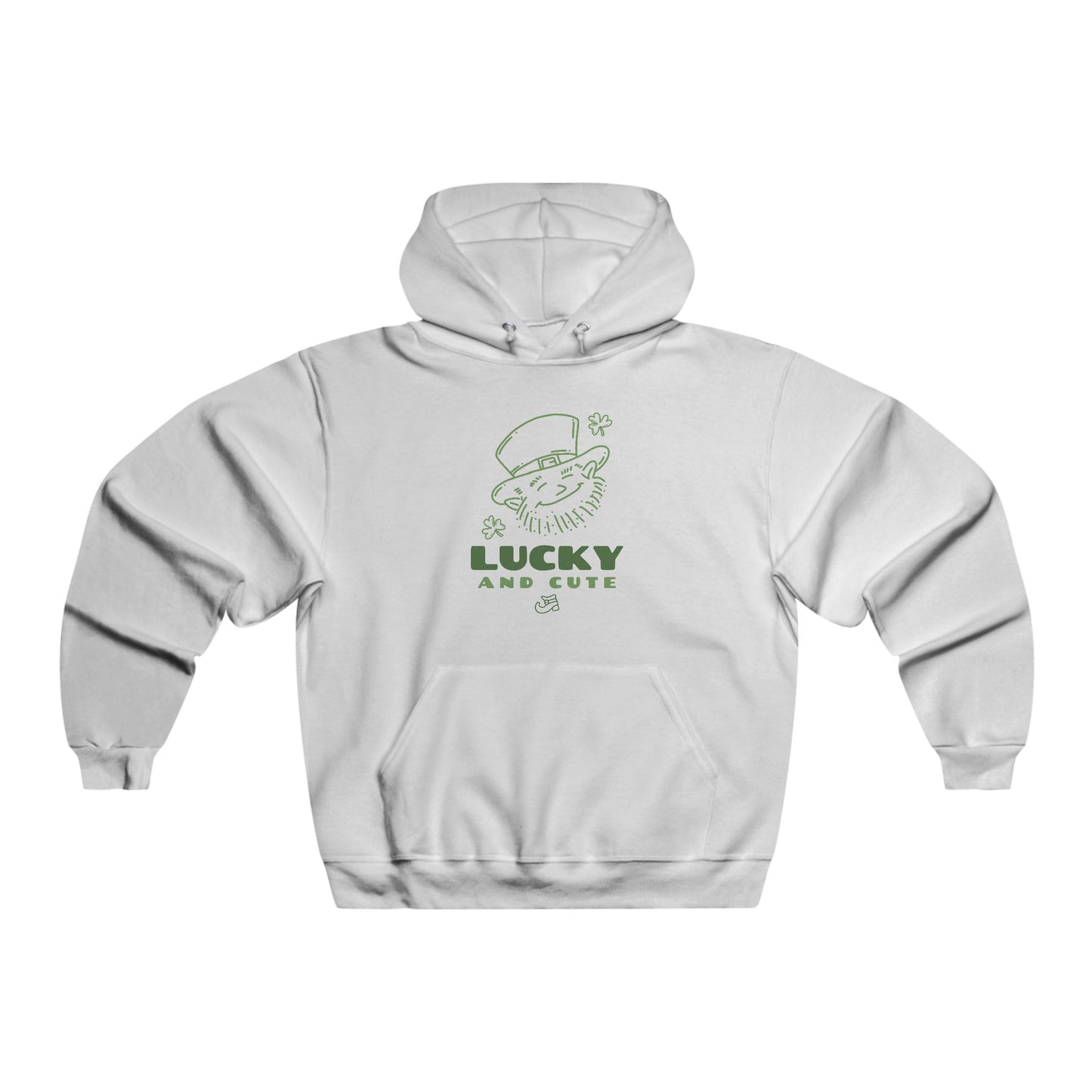 St. Patrick's Day Men's Hoodie Lucky and Cute