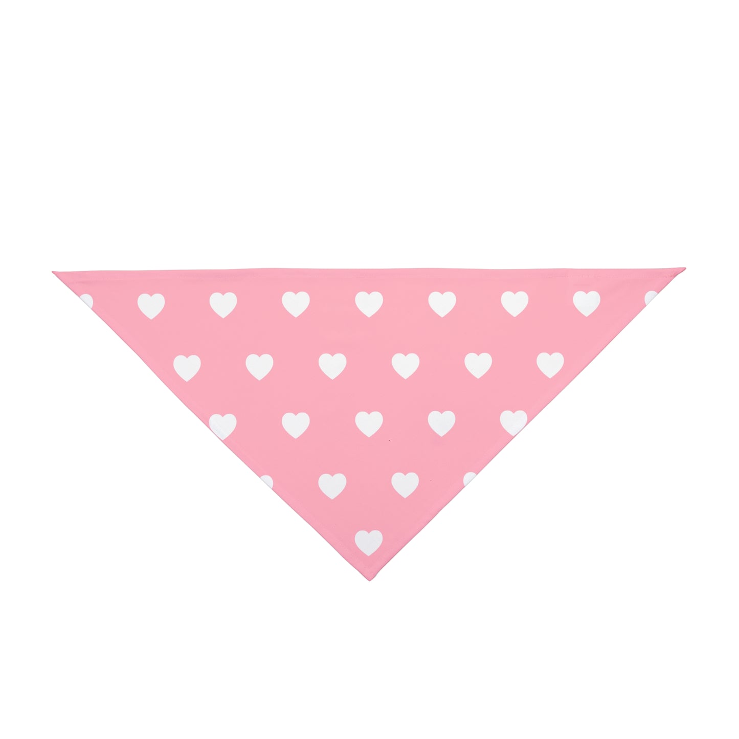 Love Heart Pattern Pet Bandana - Cute Puppy Accessory