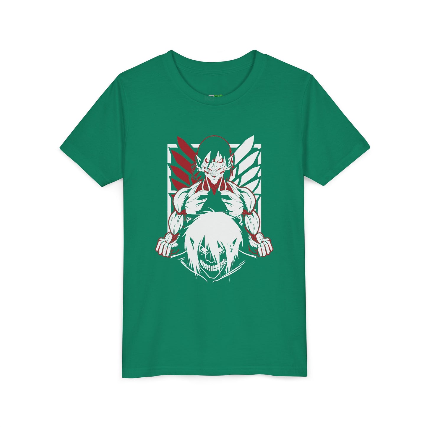 Youth Short Sleeve Anime Tee - Bold Design for Young Anime Fans