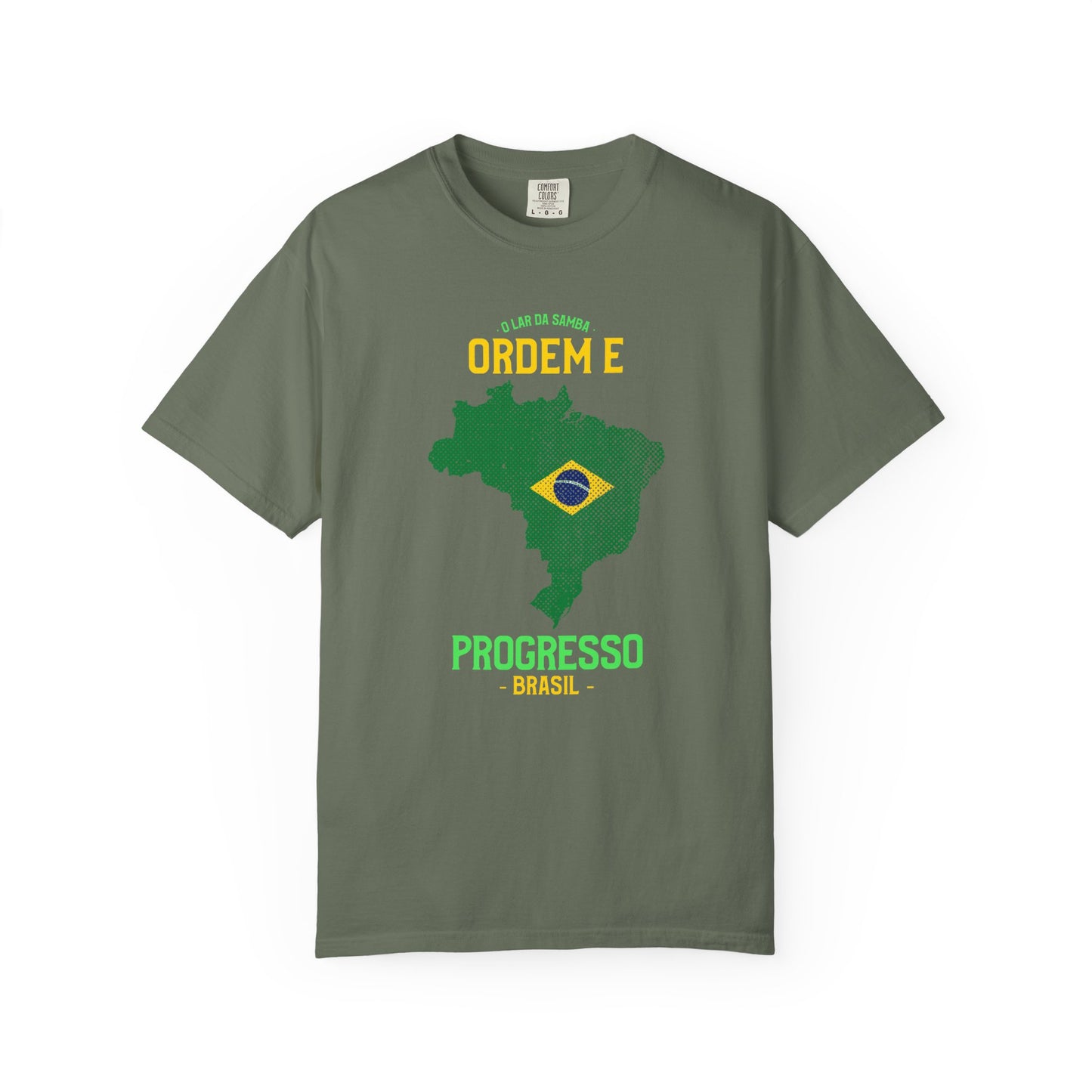 Unisex T-Shirt Brazil Inspired Progress Graphic