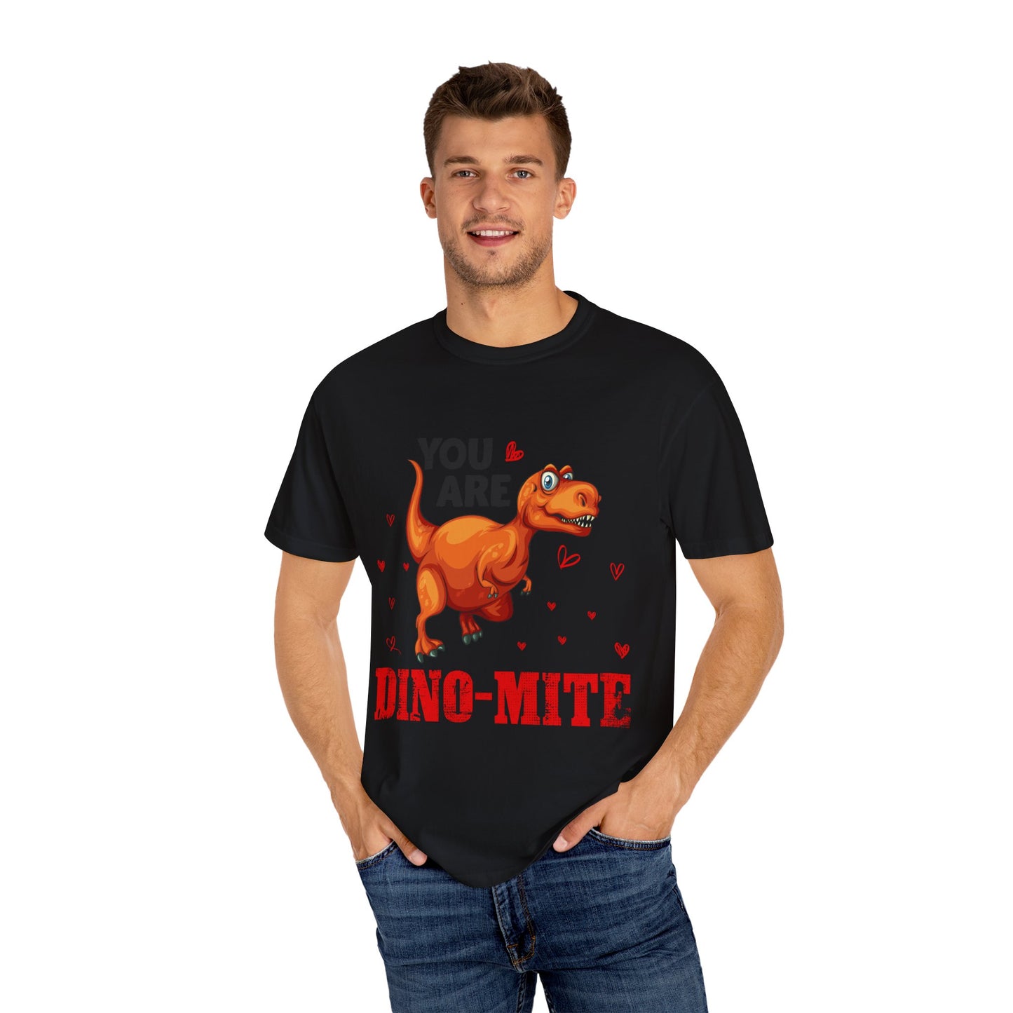 Dino-Mite T-Shirt - Valentine's Day and Dinosaur Lovers Gift