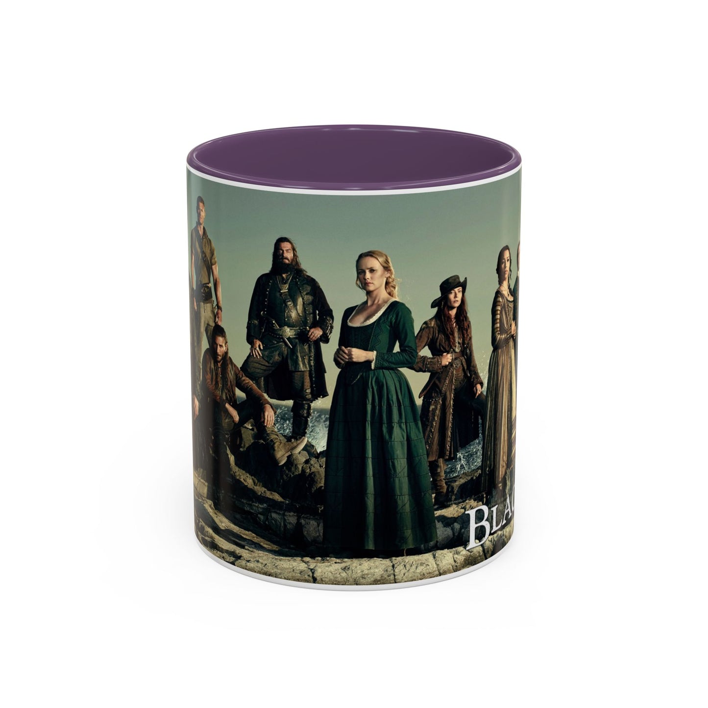 Black Sails Accent Coffee Mug - 11oz & 15oz | For Fans of Adventure & Pirates