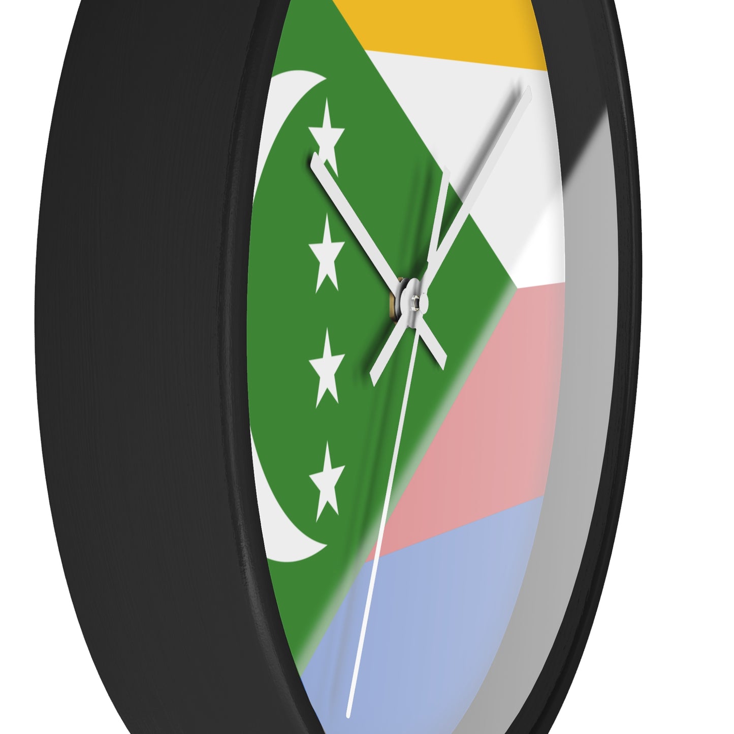 Comoros Flag Wall Clock - Vibrant, Stylish Home Decor for Flag Enthusiasts
