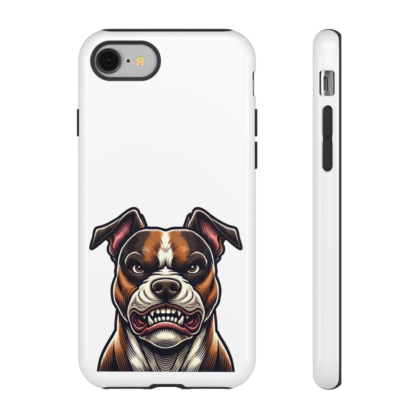 Tough Cases: Pit Bull Design Phone Case for Animal Lovers