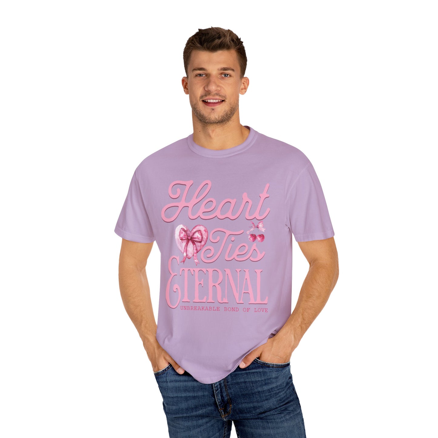 Women Love Vibes T-Shirt - 'Heart Ties Eternal' - Valentine's Day