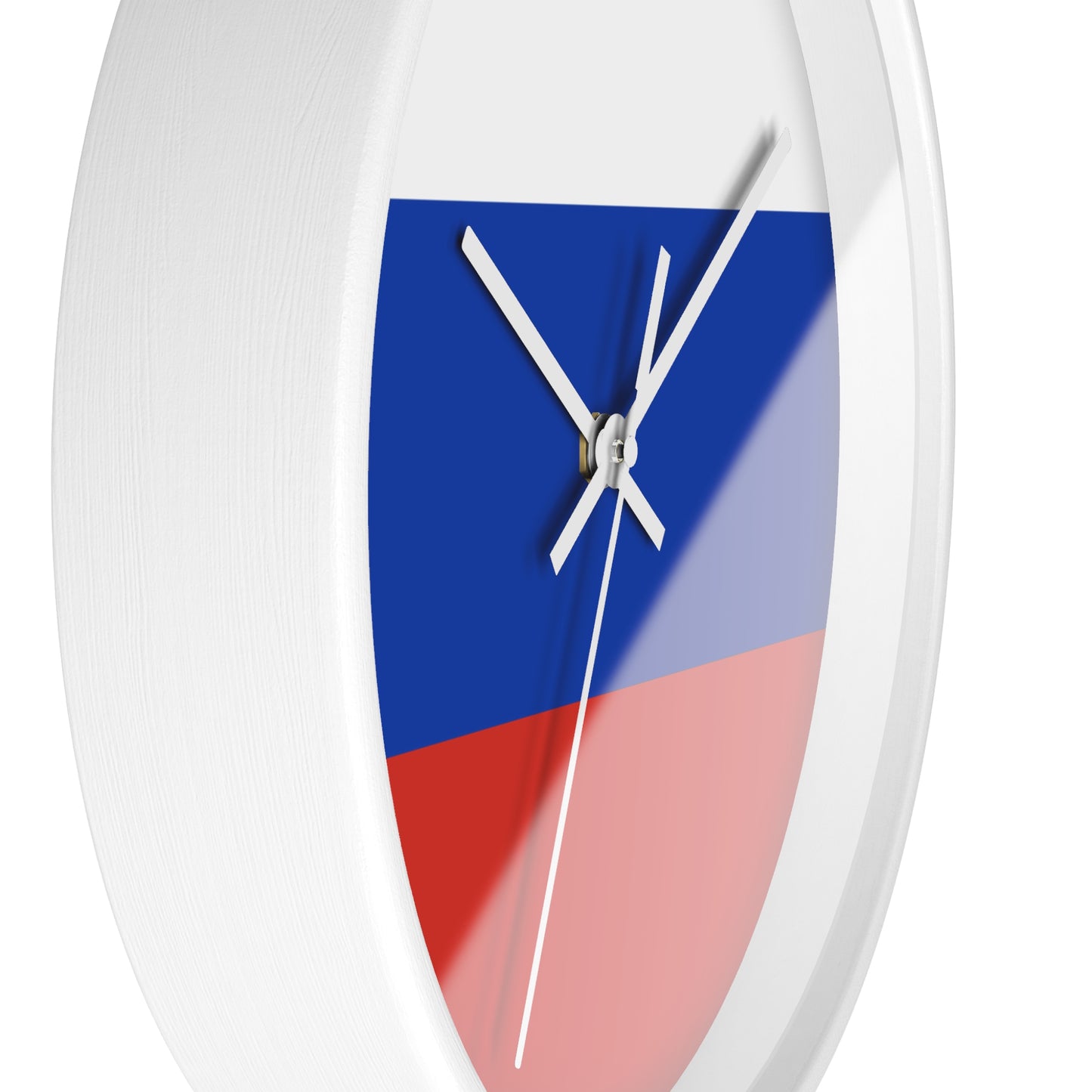 Russian Flag Wall Clock - Modern Decorative Timepiece for Home or Office