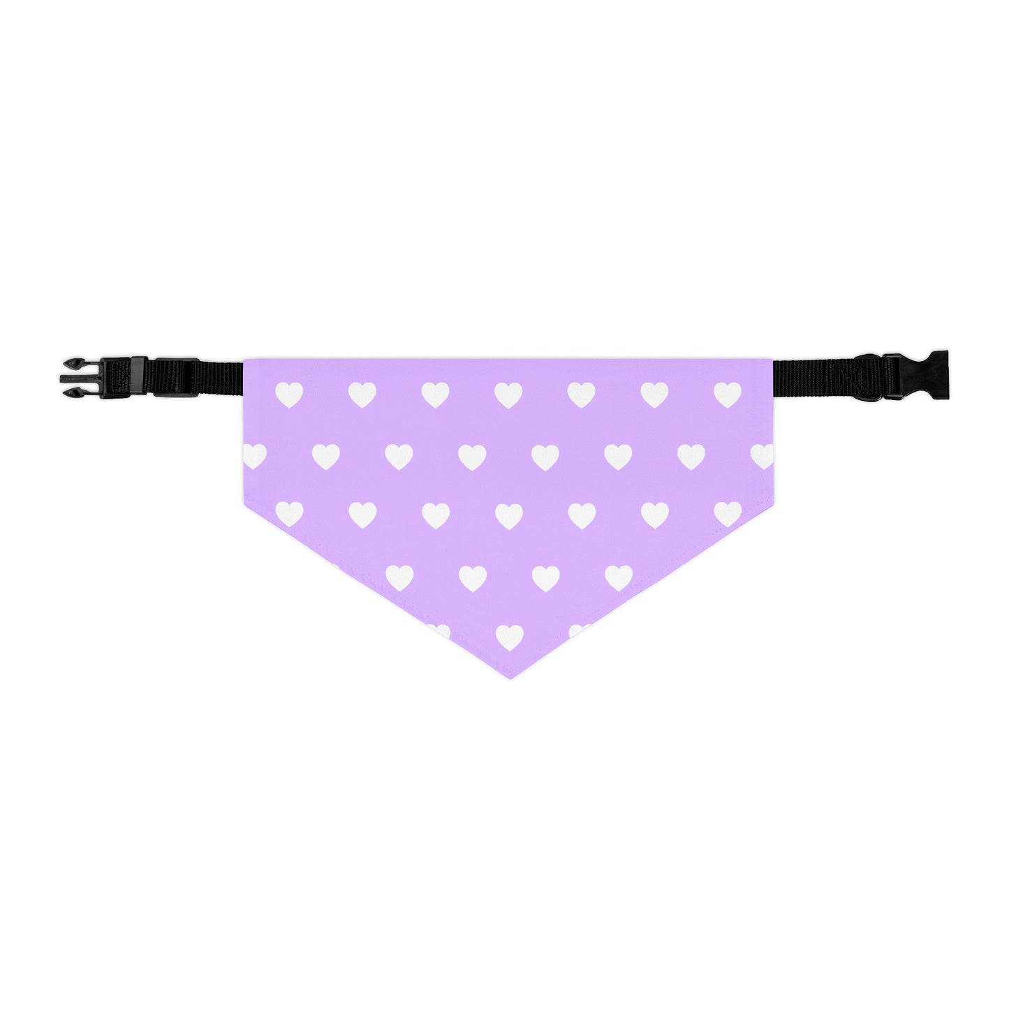 Love Heart Pattern Pet Bandana Collar for Dogs