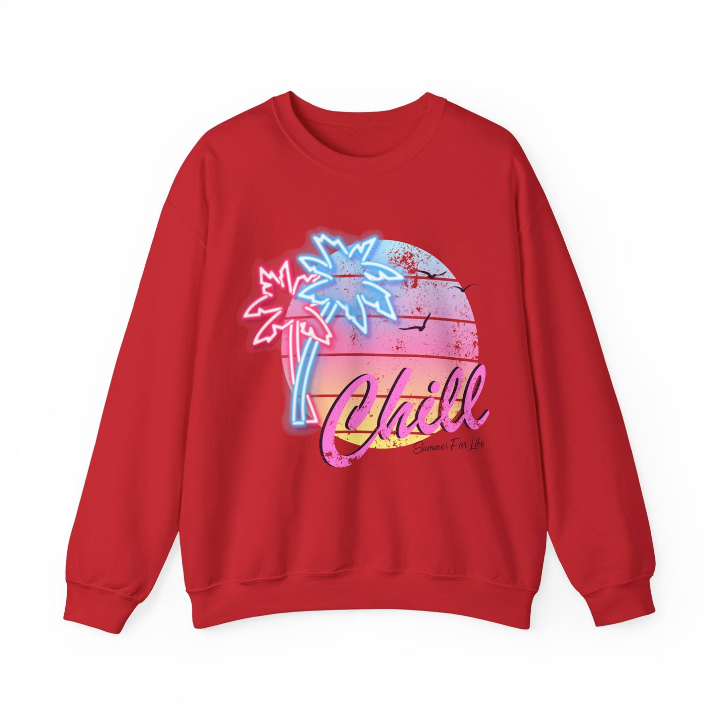 Chill Summer Vibes Unisex Crewneck Sweatshirt
