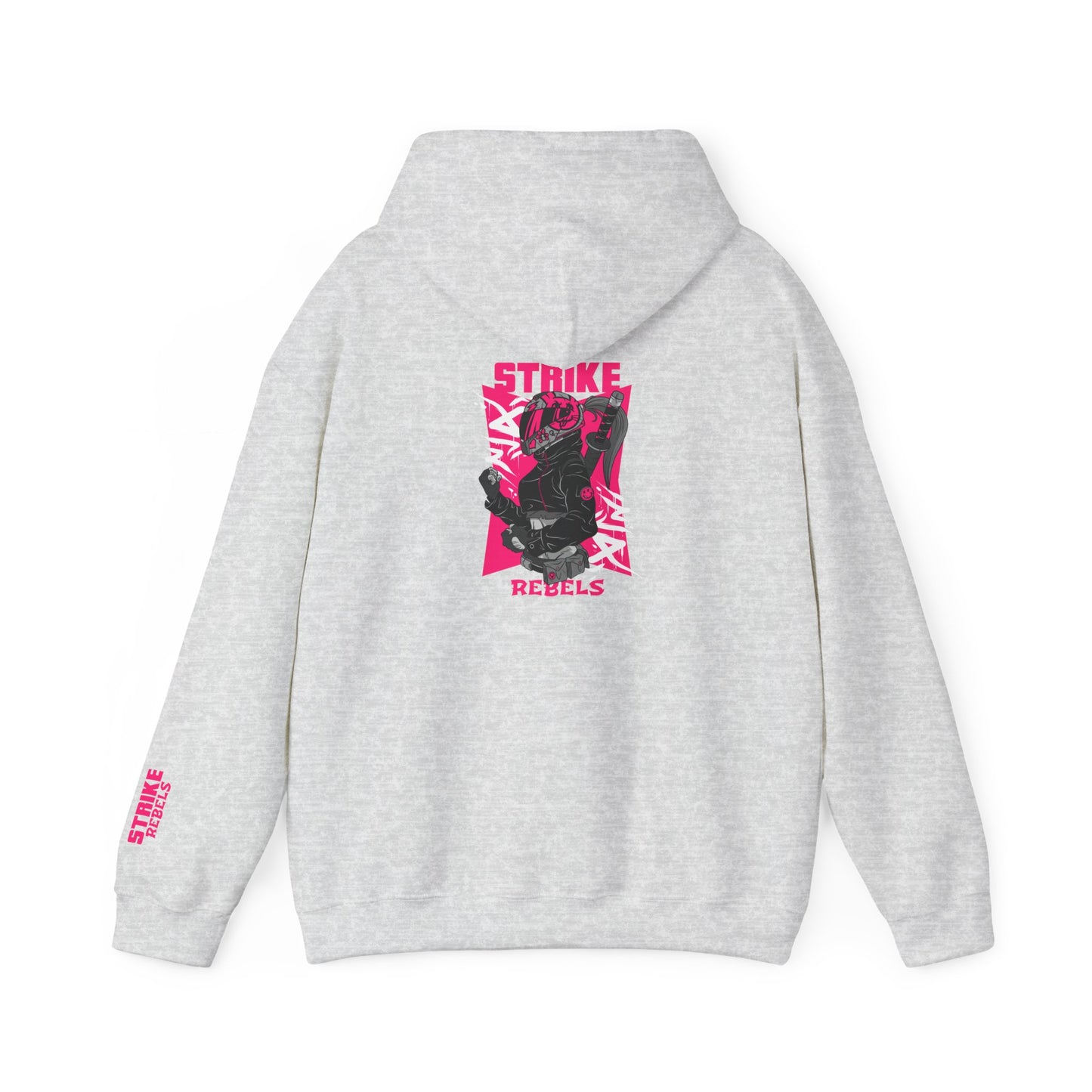 Men Rebellious Graphic Hooded Sweatshirt