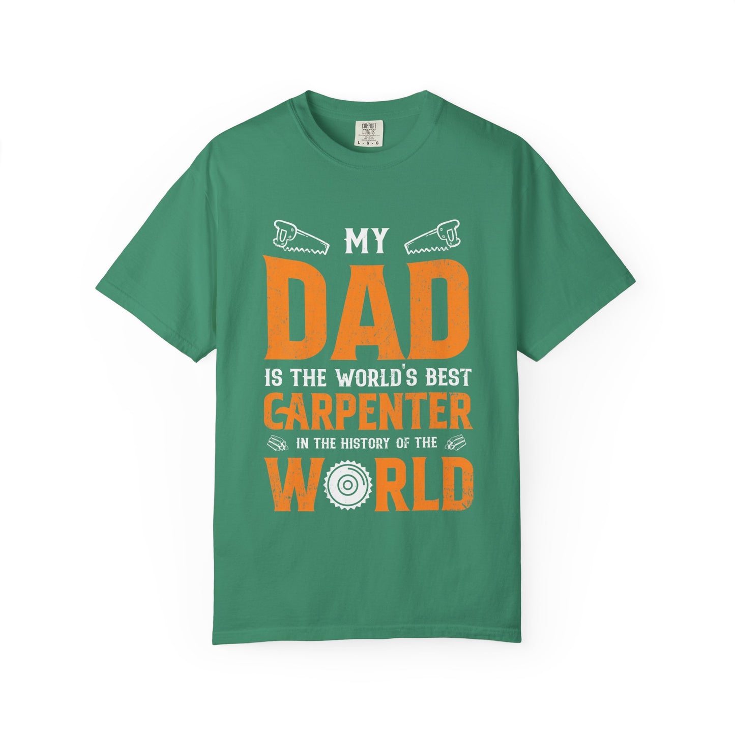 Men's T-shirt World's Best Carpenter Dad Tee for Father's Day