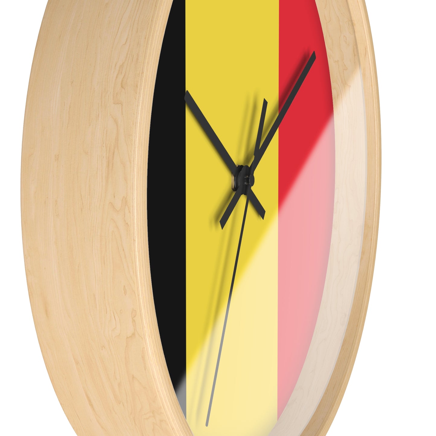 Belgian Flag Wall Clock - Timeless Home Decor for Belgium Lovers