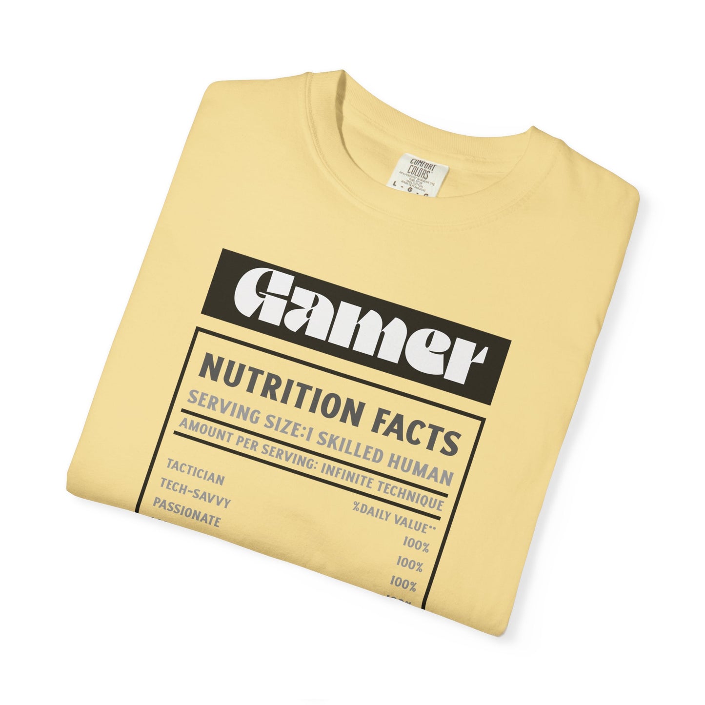 Gamer Nutrition Facts T-Shirt