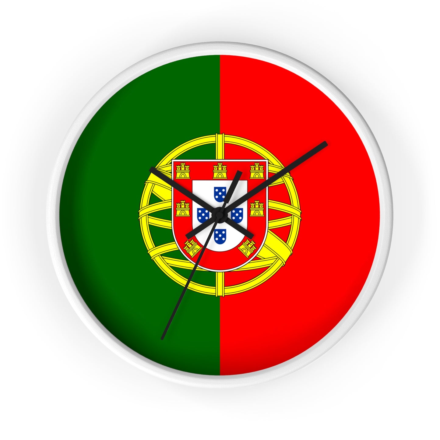Portuguese Flag Wall Clock - Celebrate Your Heritage at Home