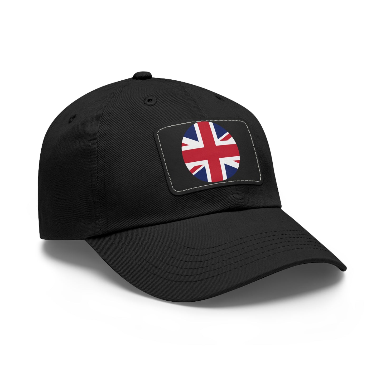 Stylish Dad Hat with Leather UK Flag Casual Fashion for Every Occasion