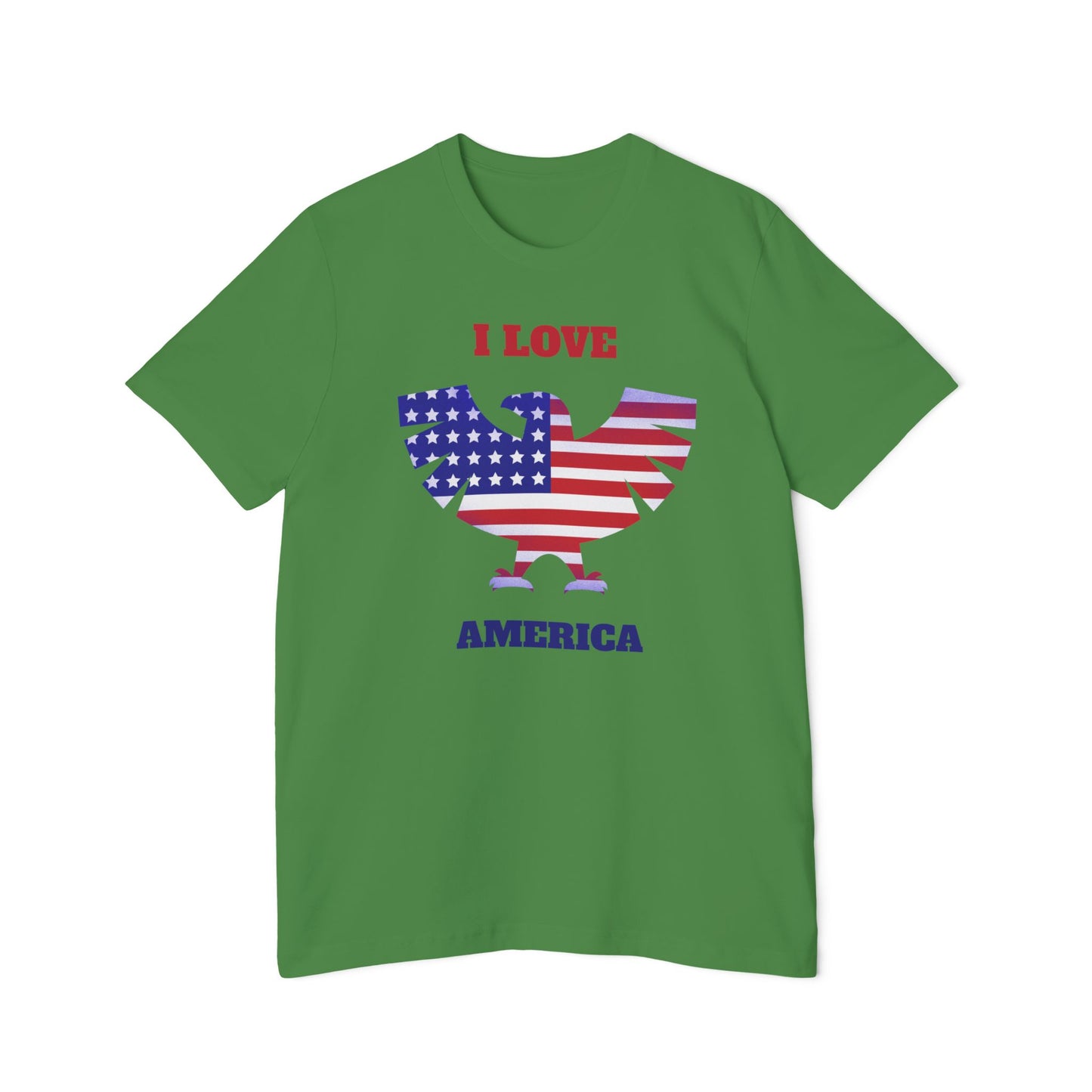 Patriotic Women's T-Shirt - I Love America USA-Made
