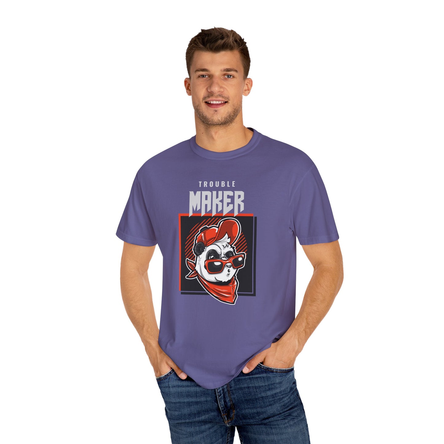 Men's Graphic T-Shirt Trouble Maker Playful & Bold