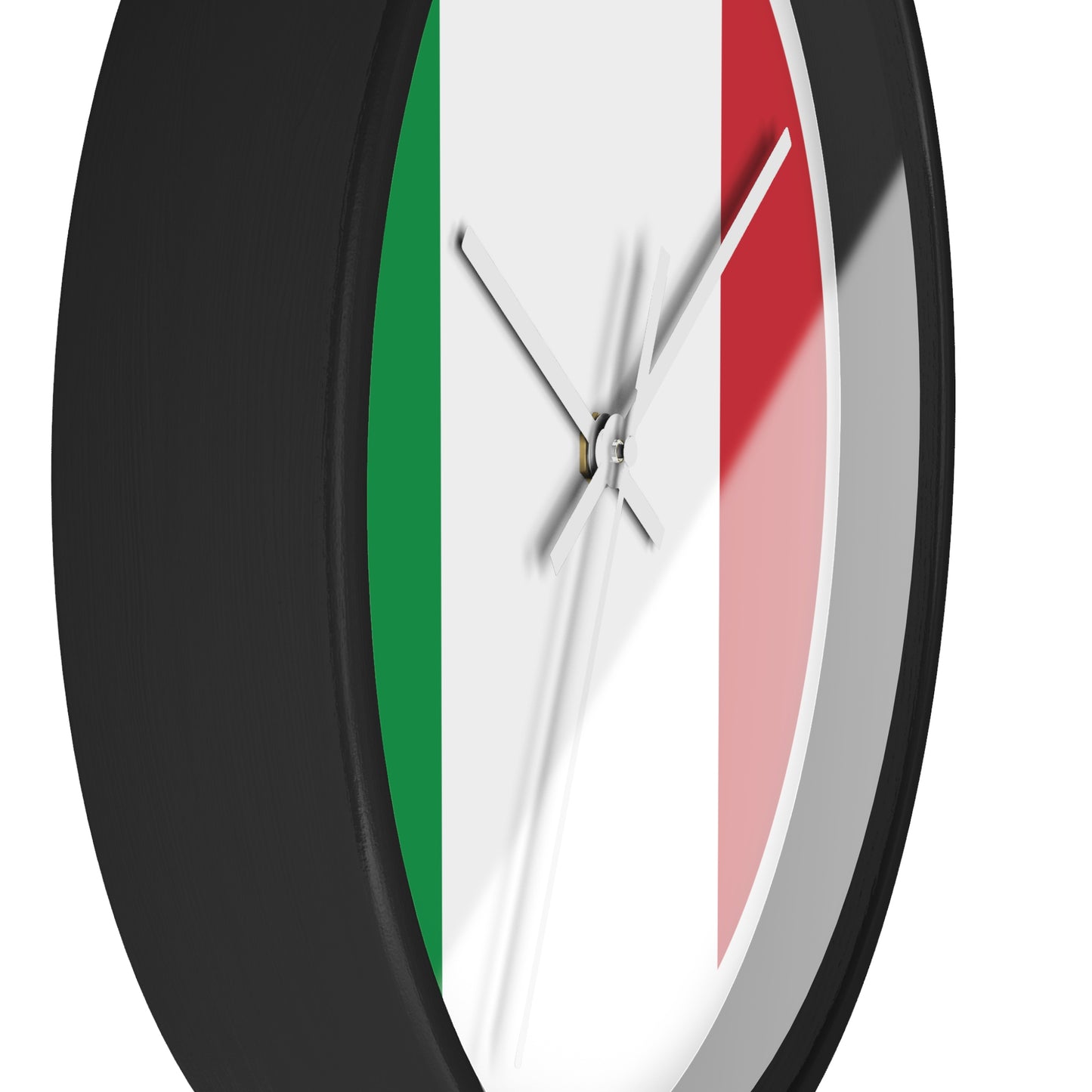 Italian Flag Wall Clock - Stylish Home Decor for Italy Lovers