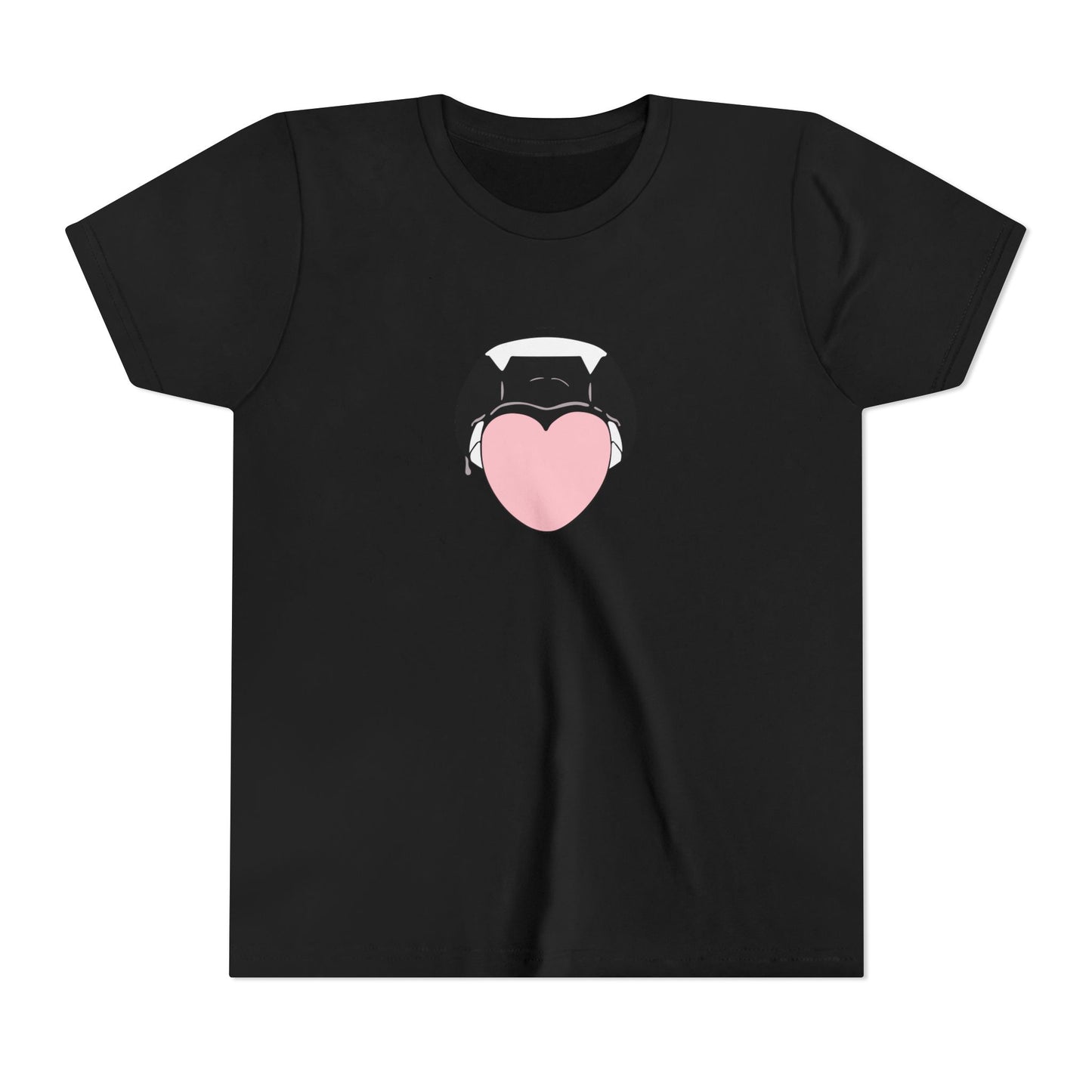 Cute Dog Heart Anime Youth Tee – Fun & Comfy T-shirt for Kids
