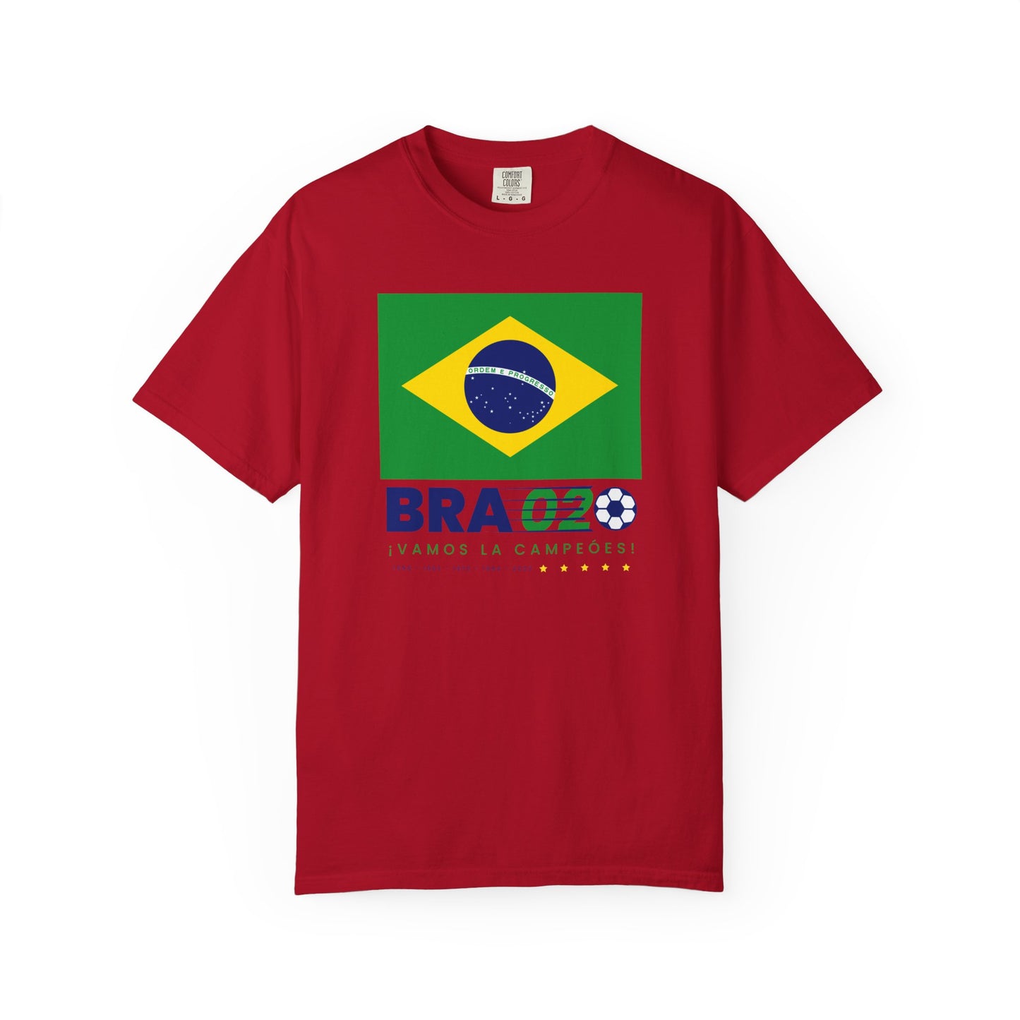 Unisex Sporty Summer Vibe Brazil Soccer T-Shirt