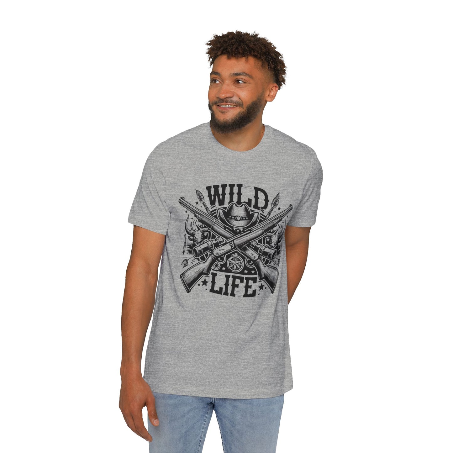 USA-Made Unisex Short-Sleeve Jersey T-Shirt