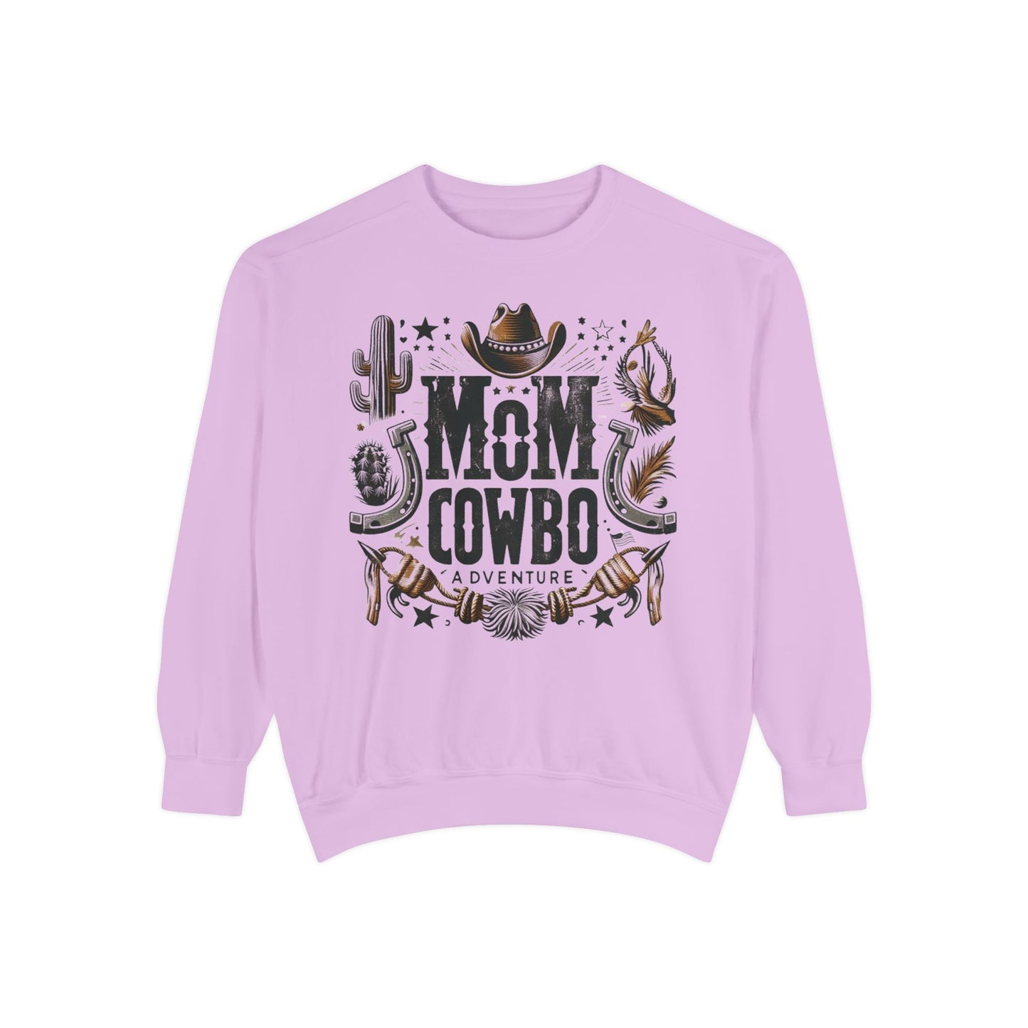 Mom Cowboy Women's Sweatshirt – Perfect for Moms Who Love the West