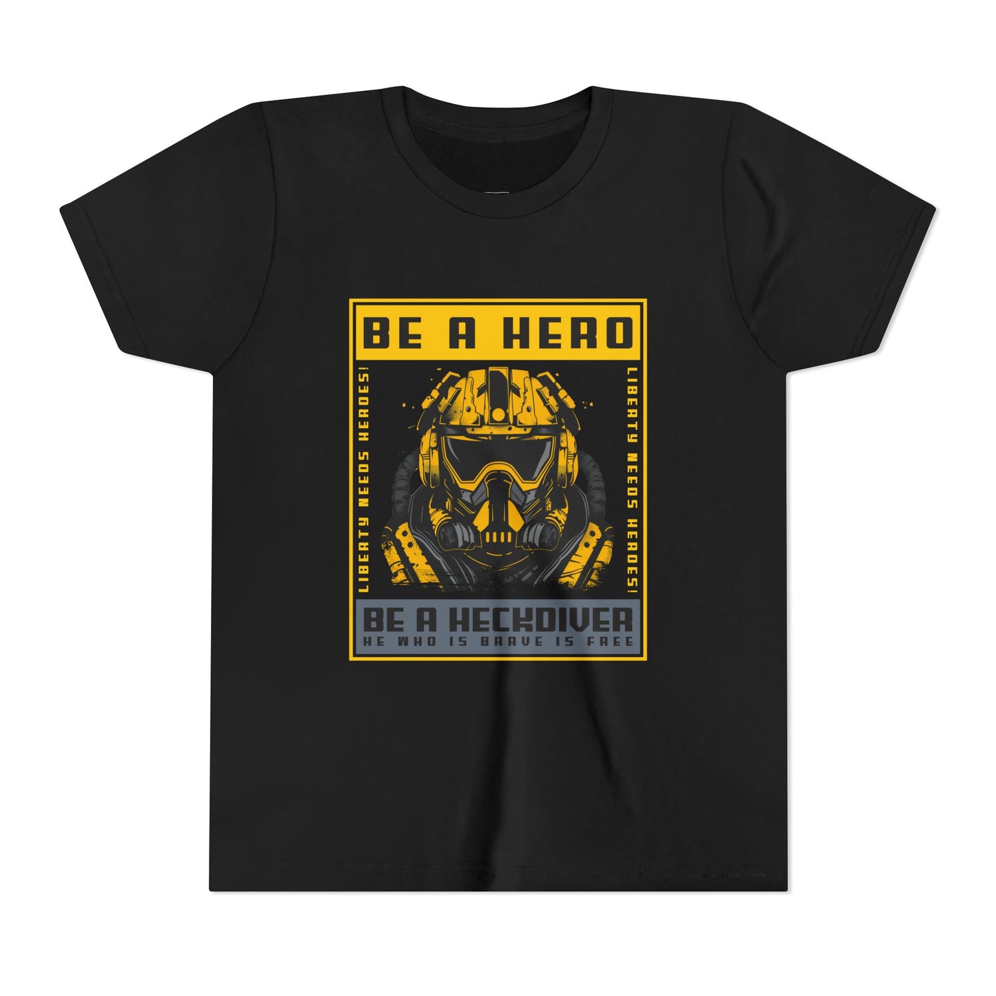"Be a Hero" Youth Graphic T-shirt – Empowering the Next Generation of Heroes