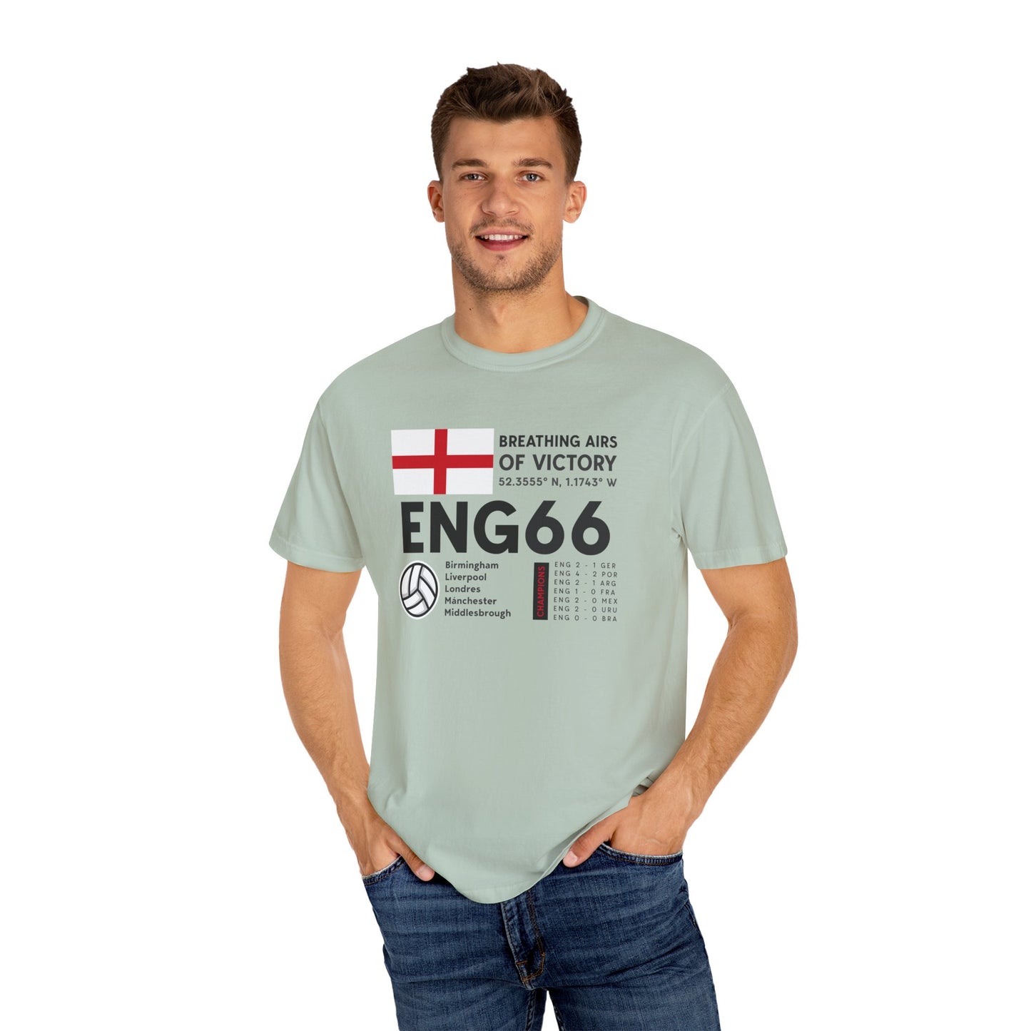Unisex T-Shirt ENGLAND '66 Breathing Airs of Victory