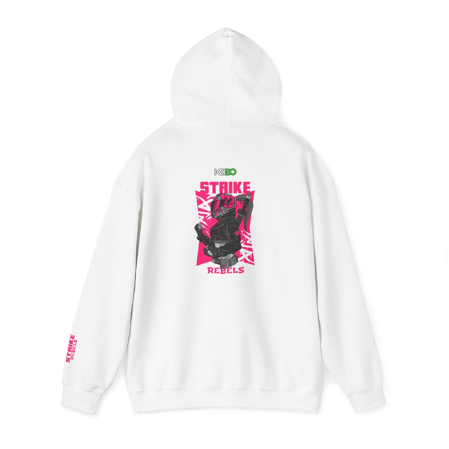 Men Rebellious Graphic Hooded Sweatshirt