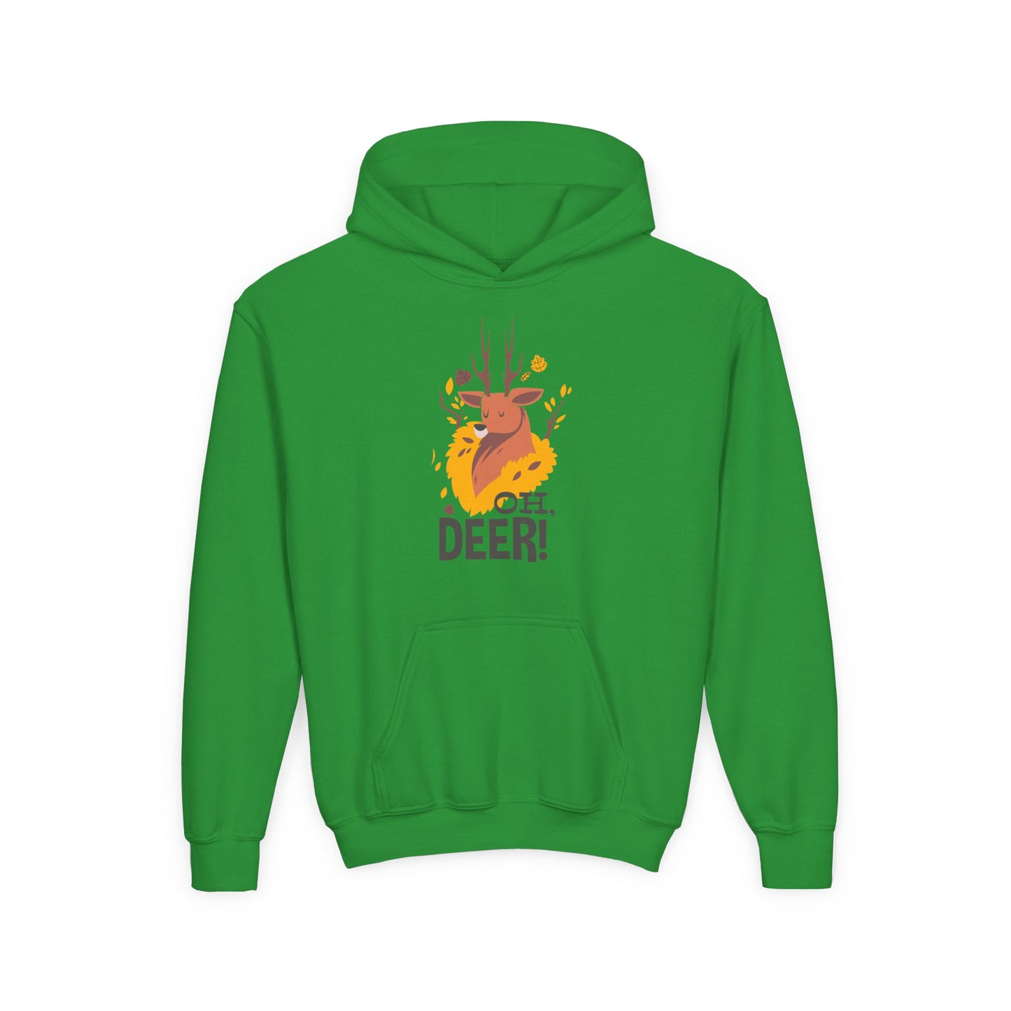 Youth Hooded for Boys "Oh Deer!" Fun Fall