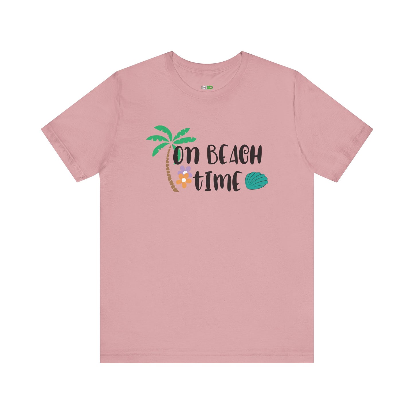 On Beach Time Women's Tee – Summer Graphic T-Shirt for Coastal Vibes