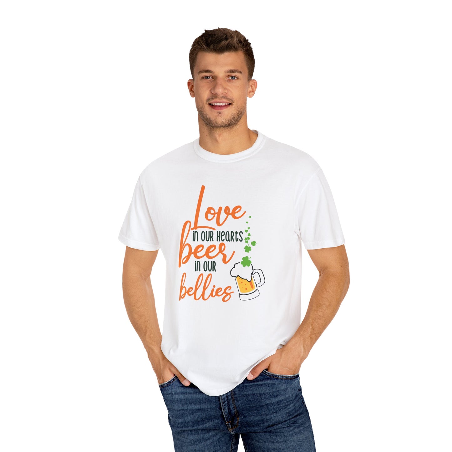 St. Patrick's Day Fun Women's T-Shirt - Love in Our Hearts...