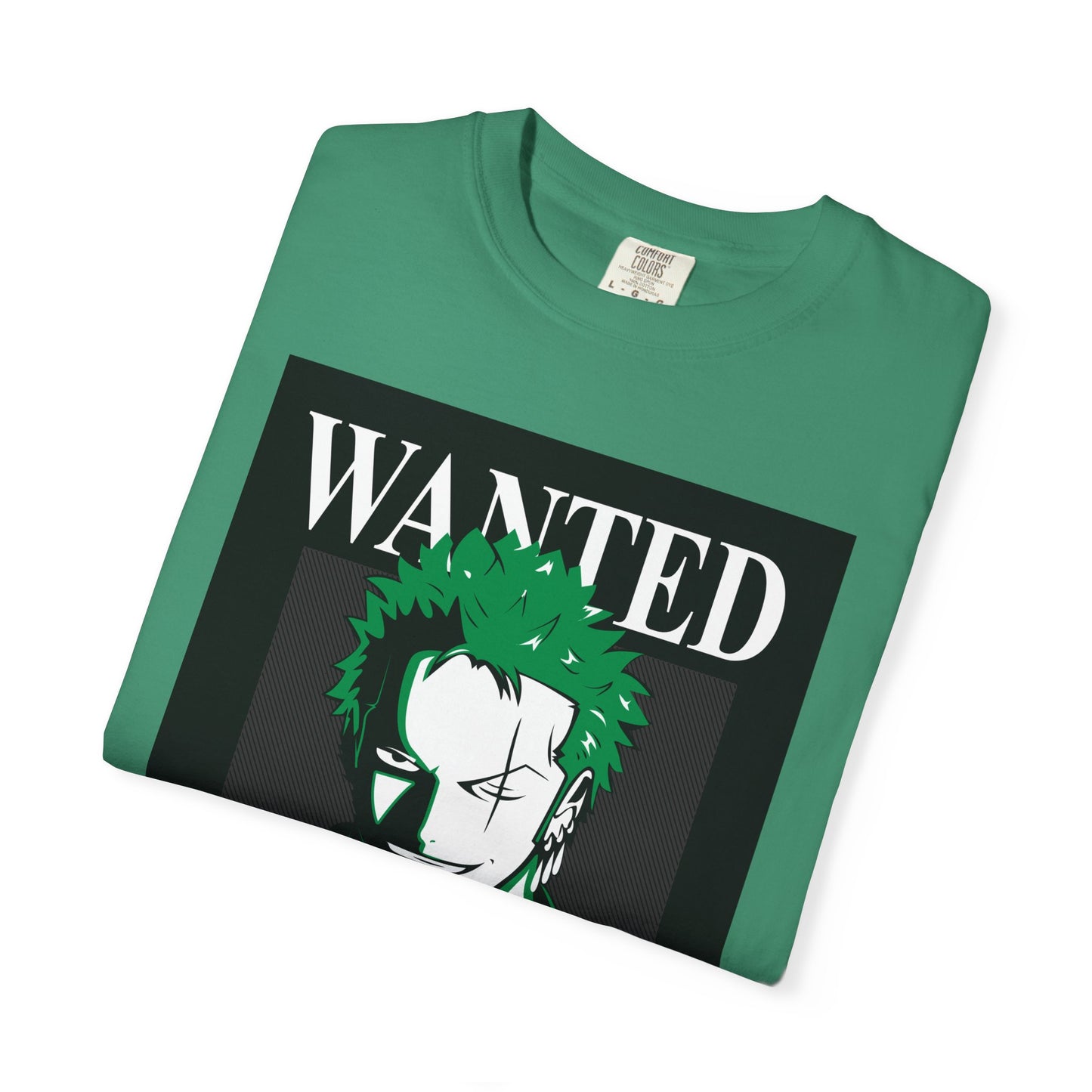 Unisex Wanted Roronoa Zoro T-Shirt Perfect for Fans, Casual Wear, and Gifting