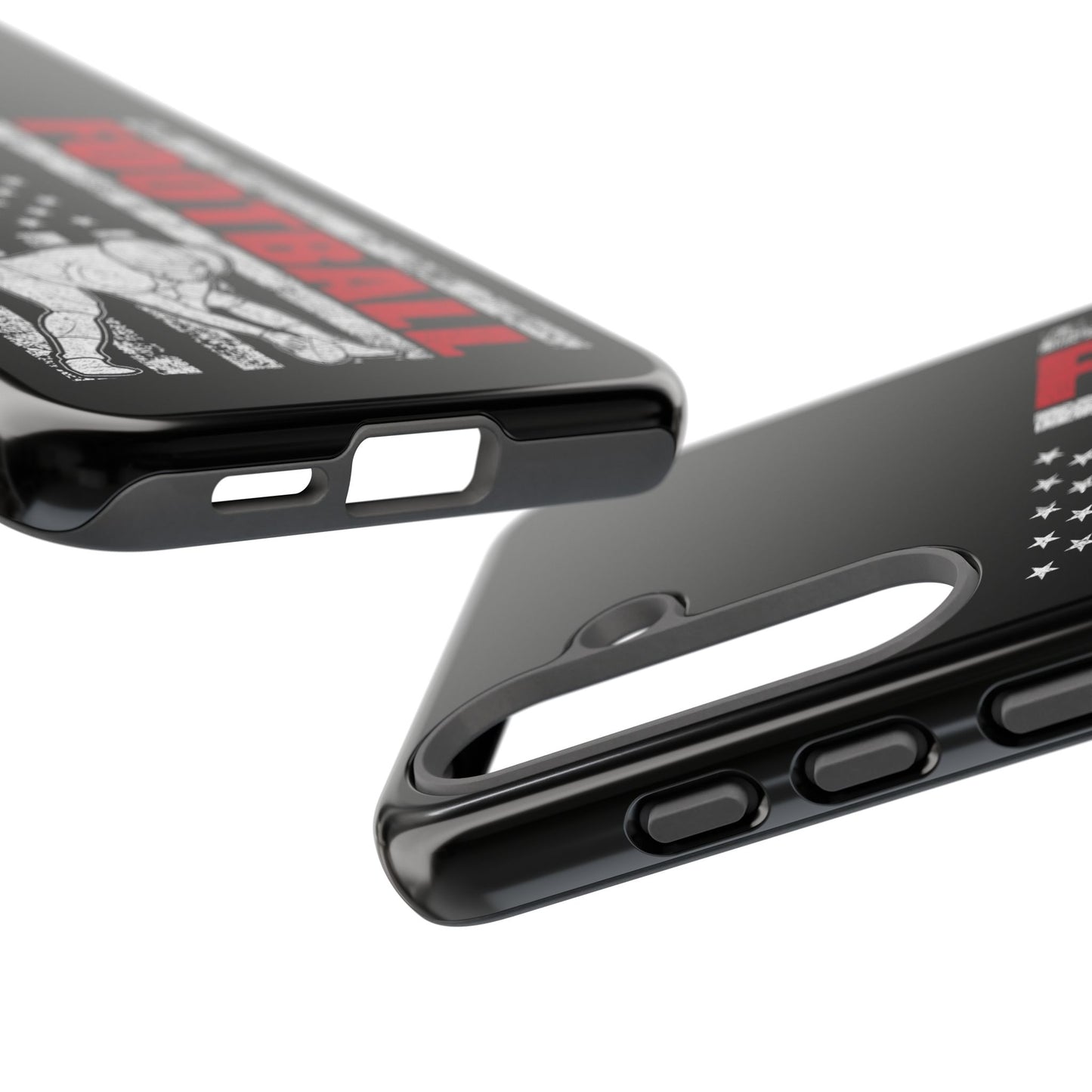 Football American Flag Phone Case - Tough Cases for Fans
