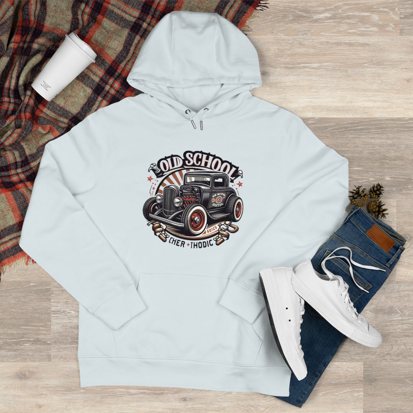 Old School King Hoodie – Vintage Style for Classic Car Enthusiasts