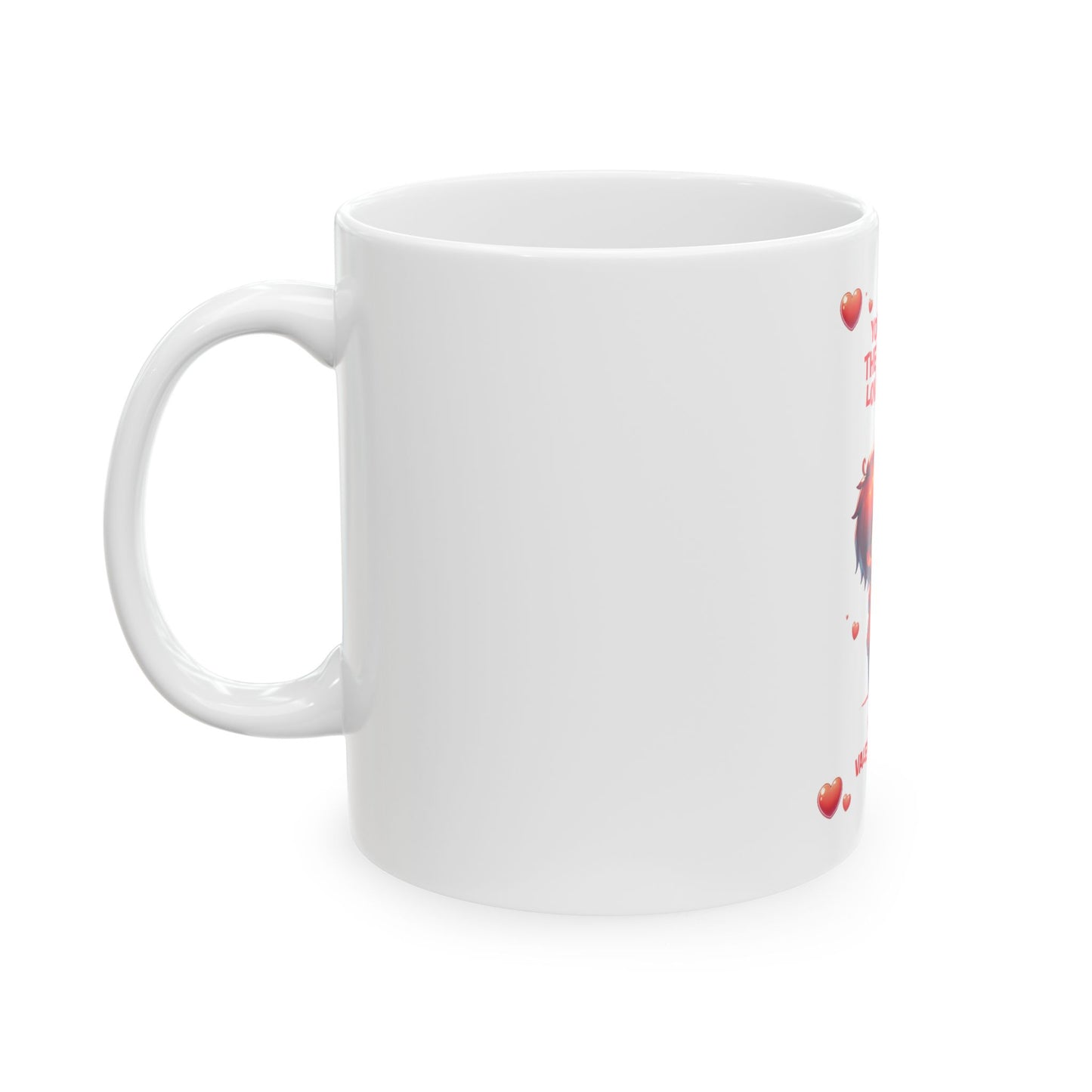 Love Story Ceramic Mug - 11oz, Gift for Daily Inspiration, Valentine's Day